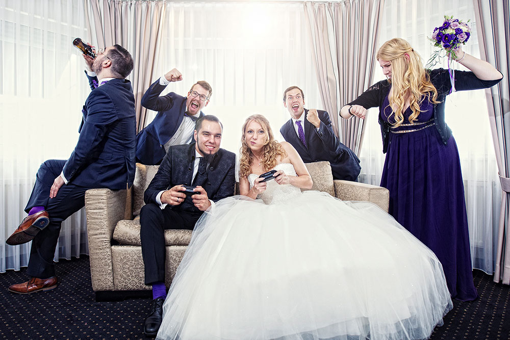 Hochzeit Gruppenfoto